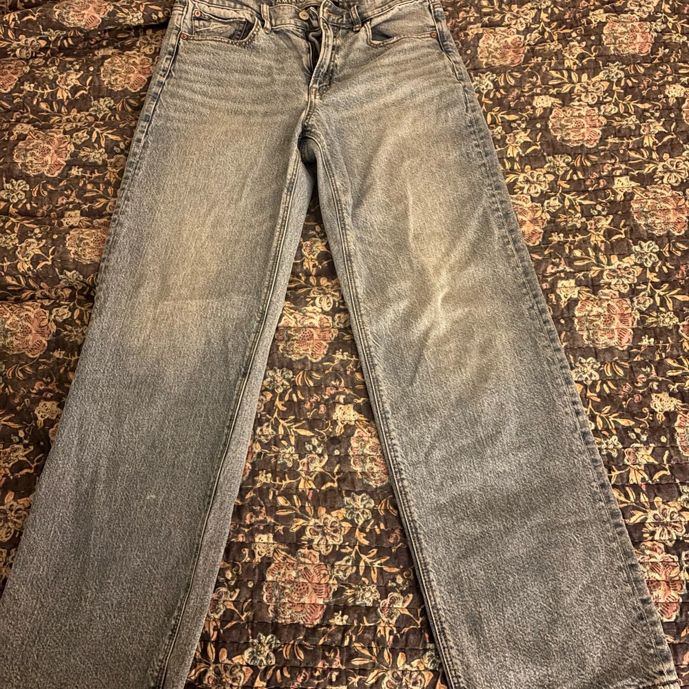 American Eagle Outfitters Men's Light Gray Jeans